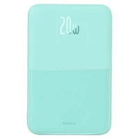 Портативное зарядное устройство Power Bank Baseus MagPro Magnetic Bracket 20W с БЗУ 5000mAh PPCXZ05 Blue