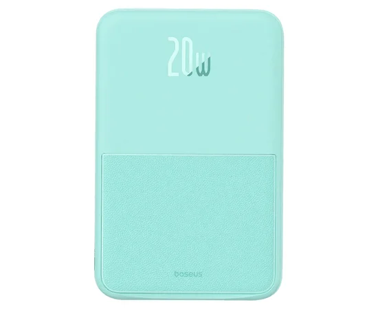 Портативное зарядное устройство Power Bank Baseus MagPro Magnetic Bracket 20W с БЗУ 5000mAh PPCXZ05 Blue