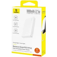 Портативное ЗУ Power Bank Baseus EnerFill FP21 22.5W 10000 mAh (P1008210D213) White