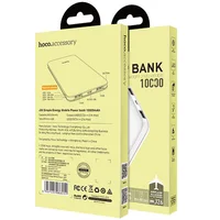 Портативное зарядное устройство Power Bank Hoco J26 Simple Energy 10000 mAh Белый