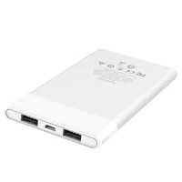Портативное зарядное устройство Power Bank Hoco B35D Entrourage 5000 mAh white