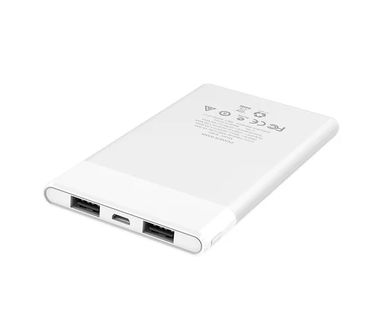 Портативное зарядное устройство Power Bank Hoco B35D Entrourage 5000 mAh white