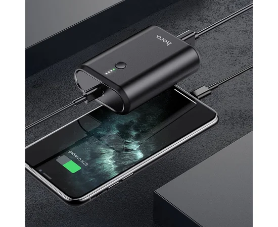 Портативное зарядное устройство Power Bank Hoco Q3 Mayflower 10000 mAh Черный