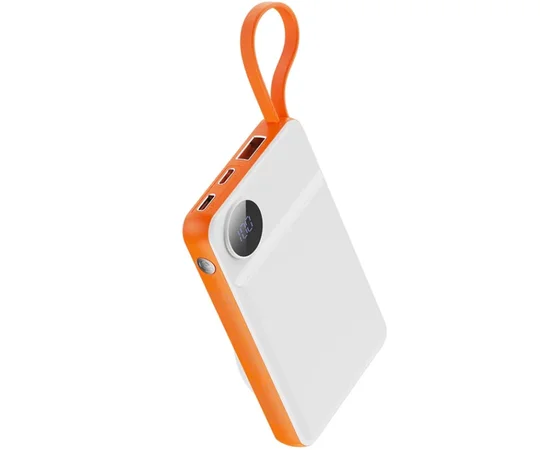 Портативное зарядное устройство Power Bank WIWU Wi-P007 c БЗУ 10000 mAh White