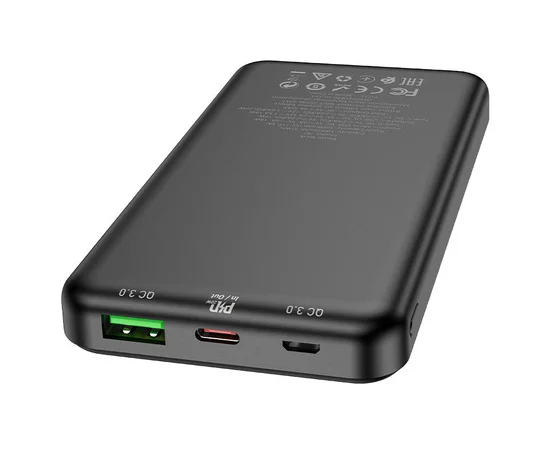 Портативное зарядное устройство Power Bank Hoco J87 Tacker PD20W+QC3.0 10000 mAh Черный