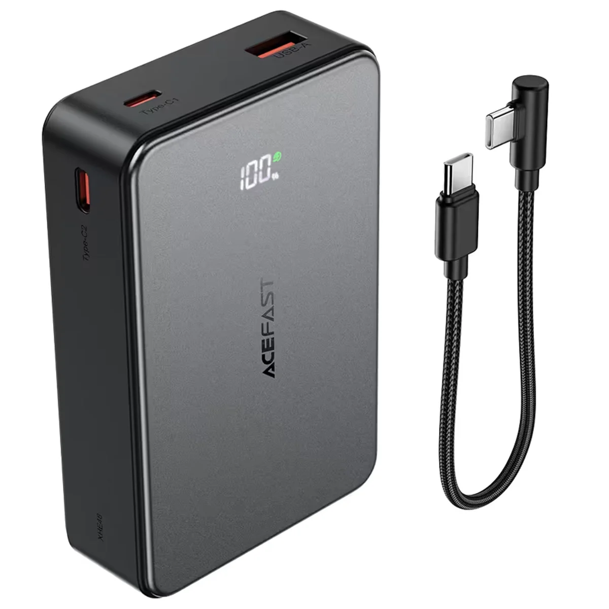 Портативное ЗУ Power Bank Acefast M29 22.5W with cable 20000 mAh Black