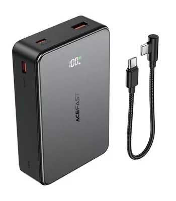 Портативное ЗУ Power Bank Acefast M29 22.5W with cable 20000 mAh Black