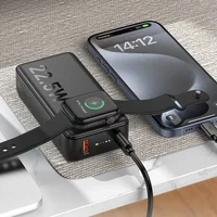 Портативное ЗУ Power Bank Hoco Q27B Jewel 22.5W+PD20W with Watch charger 10000 mAh Black