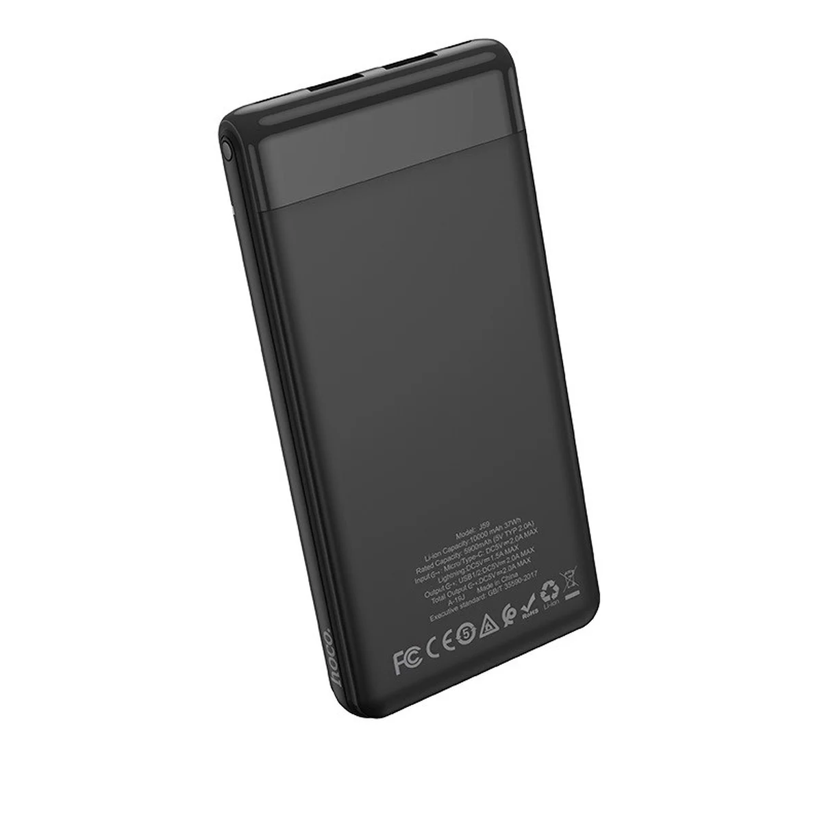 Портативний зарядний пристрій Power Bank Hoco J59 Famous 10000 mAh Чорний