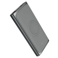 Портативное зарядное устройство Power Bank Hoco Q6 "Aegis" с БЗУ 10000 mAh Серый