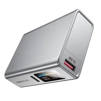 Портативное ЗУ Power Bank BOROFONE BJ72 Energy 22.5W+PD20W with display 10000 mAh Metal gray