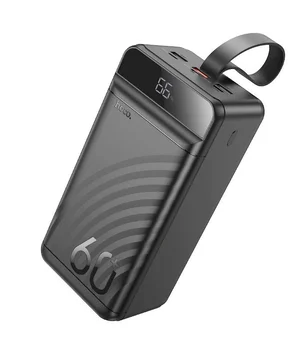 Портативное ЗУ Power Bank Hoco J123C Element 22.5W+PD20W 60000 mAh Black Портативное ЗУ Power Bank Hoco J123C Element 22.5W+PD20W 60000 mAh Black