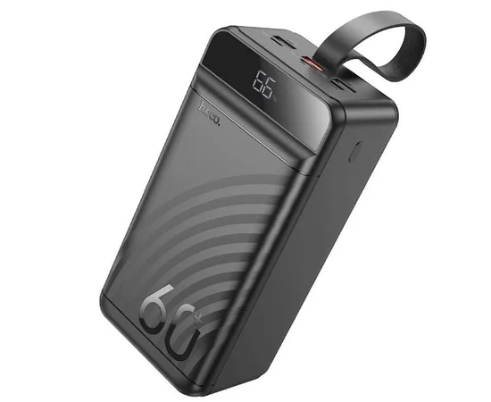 Портативное ЗУ Power Bank Hoco J123C Element 22.5W+PD20W 60000 mAh Black