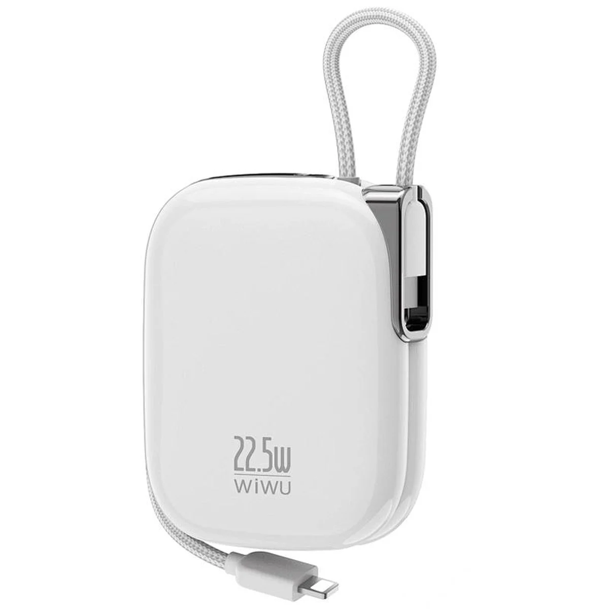 Портативное ЗУ Power Bank WIWU MH136 Sugar 22.5W with cable 10000 mAh White