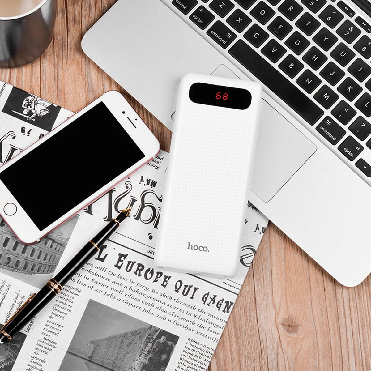 Портативное зарядное устройство Power bank HOCO B20A 20000 mAh Белый
