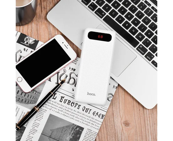 Портативное зарядное устройство Power bank HOCO B20A 20000 mAh Белый