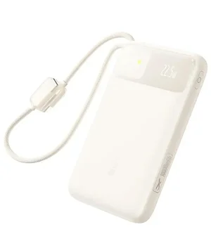 Портативное ЗУ Power Bank Baseus EnerFill FC11 PD22.5W with cable 10000 mAh (E0027R) Biege