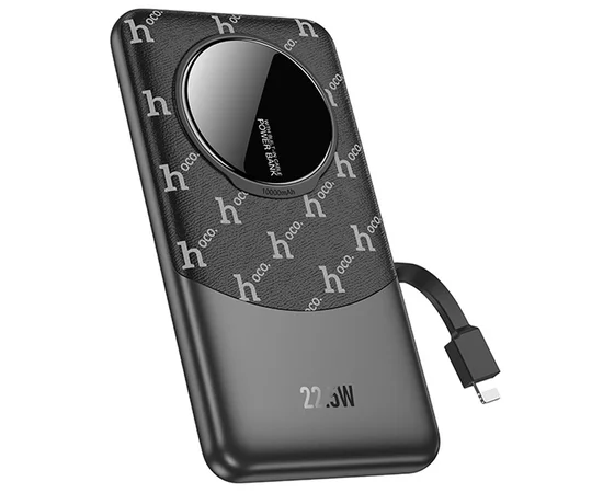 Портативное ЗУ Power Bank Hoco Q29 Nobility 22.5W+PD20W + Lightning 10000 mAh Black