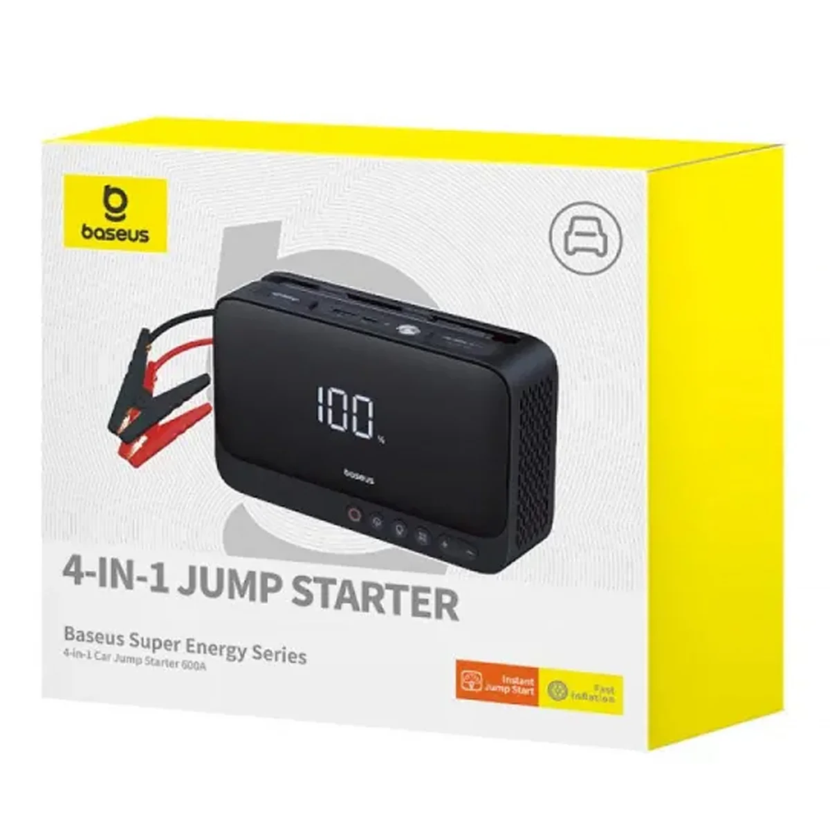 Пусковое устройство (бустер) для автомобиля Baseus Super Energy 6000 mAh (C00245902111) Cluster Black