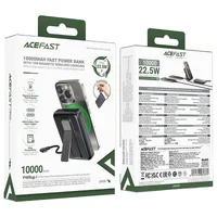 Портативне ЗУ Power Bank Acefast M24 22.5W з БЗП 10000 mAh Metal gray