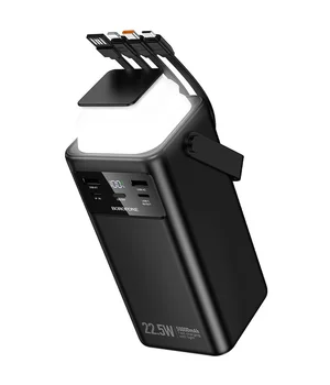 Портативное ЗУ Power Bank Borofone BJ65A High 22.5W+PD20W with cable 50000 mAh Black