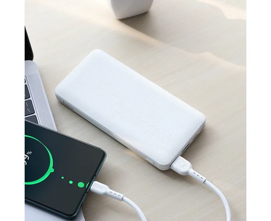 Портативное зарядное устройство Power Bank Hoco J48 "Nimble" 10000 mAh Белый
