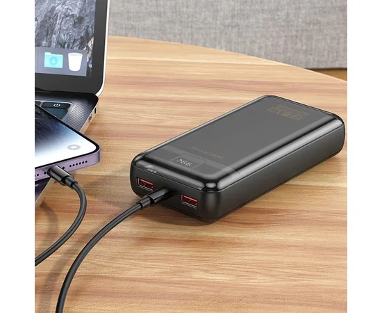 Портативное ЗУ Power Bank BOROFONE BJ52A Power 22.5W+PD20W 20000 mAh Black