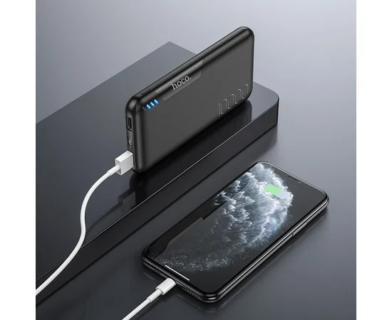Портативное зарядное устройство Power Bank Hoco J82 Easylink 10000 mAh Черный