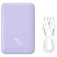 Портативное ЗУ Power Bank Baseus Magnetic Mini Air 20W c БЗУ 10000 mAh P10059001313 Nebula Purple