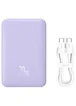 Портативное ЗУ Power Bank Baseus Magnetic Mini Air 20W c БЗУ 10000 mAh P10059001313 Nebula Purple