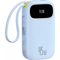 Портативное ЗУ Power Bank Baseus EnerFill FC31 PD22.5W with cables 10000 mAh (PPQD3) Galaxy Blue
