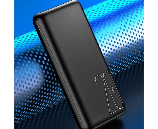 Портативное зарядное устройство Usams US-CD80 PB19 Dual USB Power Bank 20000mAh Черный