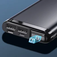 Портативное зарядное устройство Power bank Usams US-CD148 PB55 Alloy Digital Display 10000mAh Серый