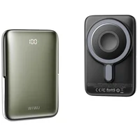 Портативное ЗУ Power Bank WIWU Wi-P018 с БЗУ 15W 10000 mAh Black