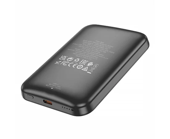 Портативное ЗУ Power Bank BOROFONE BJ63 Nimble PD20W с БЗУ 5000 mAh Black