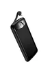 Портативное зарядное устройство Usams US-CD90 Digital Display Aluminum Alloy With Cable 10000mAh Черный