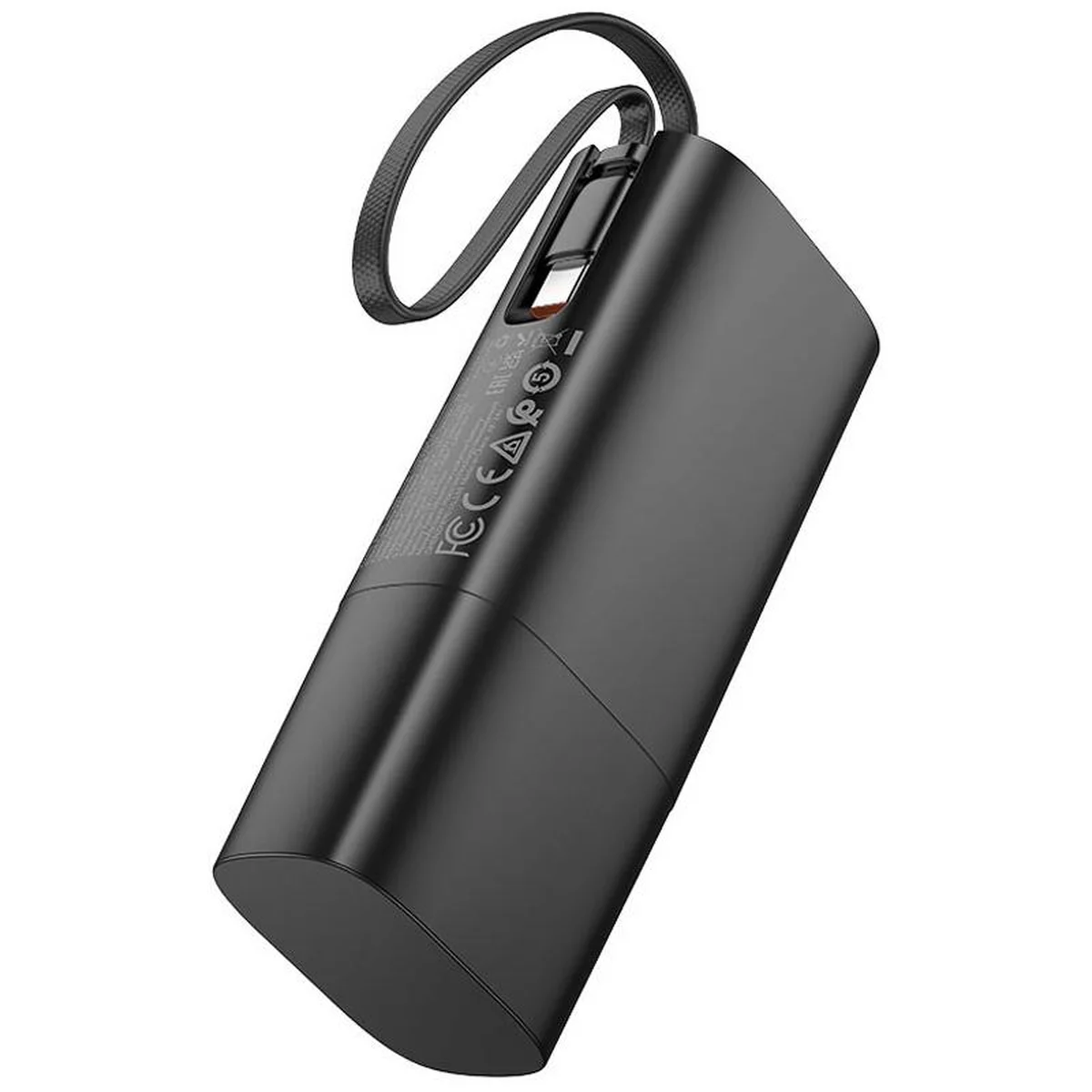Портативное ЗУ Power Bank Hoco J148 Handy PD20W with cable 5000 mAh Black