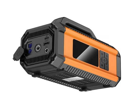 Пусковое устройство + насос для автомобиля Hoco QS4 Intelligent Starter and Air Pump 10000 mAh Black