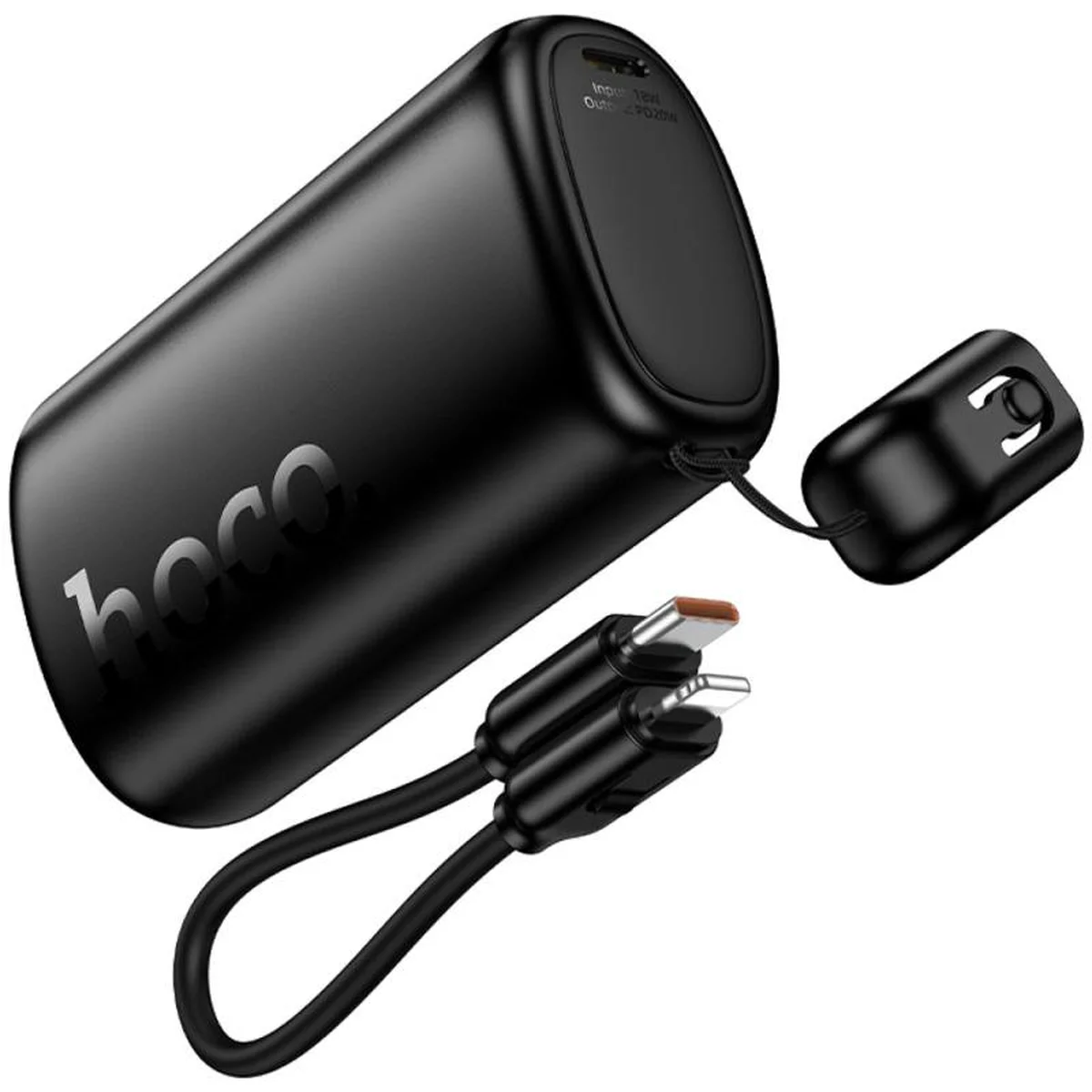 Портативное ЗУ Power Bank Hoco Q50 Victory PD20W with cable 10000 mAh Black
