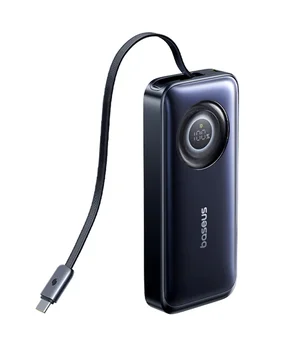 Портативне ЗУ Power Bank Baseus EnerCore CR11 PD67W with cable 20000 mAh (PPNMS) Cosmic Black