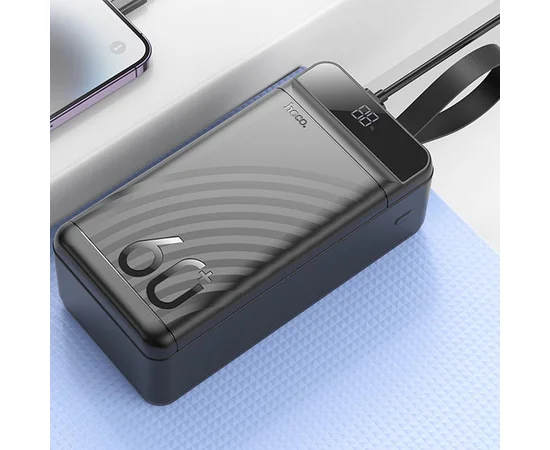 Портативное ЗУ Power Bank Hoco J123C Element 22.5W+PD20W 60000 mAh Black