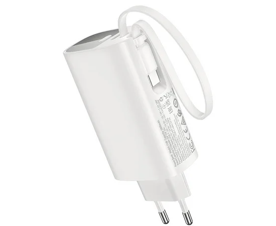 Портативное ЗУ Power Bank Hoco J148 Handy PD20W with cable 5000 mAh White