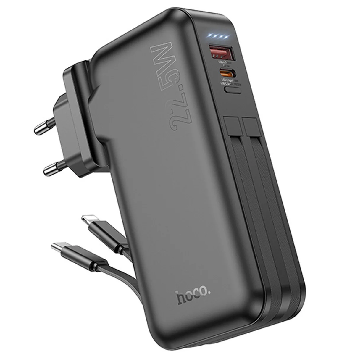 Портативне ЗУ Power Bank Hoco J126 Travel 22.5W 10000 mAh Black