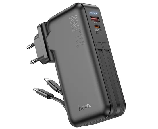 Портативное ЗУ Power Bank Hoco J126 Travel 22.5W 10000 mAh Black