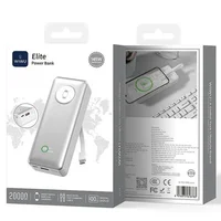 Портативное ЗУ Power Bank WIWU Wi-P023 Elite 145W 20000 mAh Silver