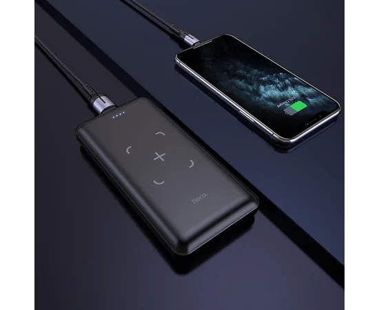 Портативное зарядное устройство Power Bank Hoco J50 "Surf" 10000 mAh  Черный
