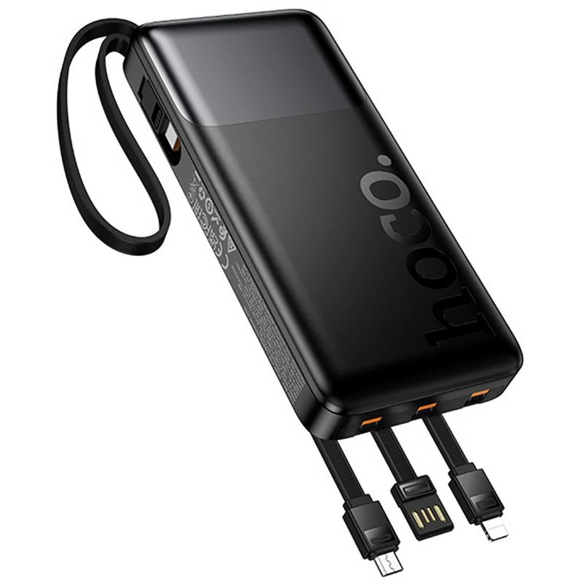Портативное ЗУ Power Bank Hoco J156 Founder 22.5W+PD20W with 4 cables 10000 mAh Black