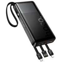 Портативное ЗУ Power Bank Hoco J156 Founder 22.5W+PD20W with 4 cables 10000 mAh Black