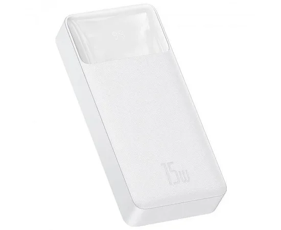 Портативное зарядное устройство Baseus Bipow Digital Display 15W 10000mAh (PPDML-I) Белый