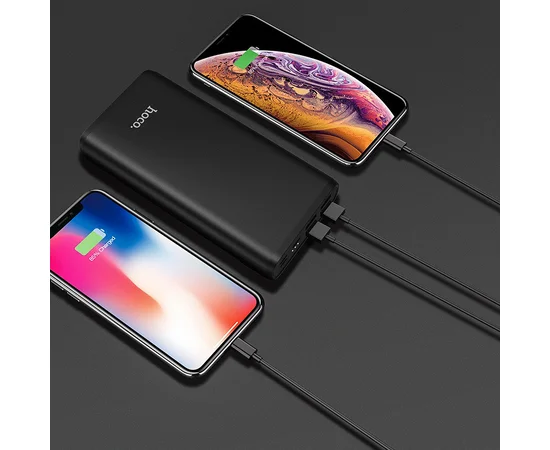 Портативное зарядное устройство Power Bank Hoco J60 Snowflake 30000 mAh Черный